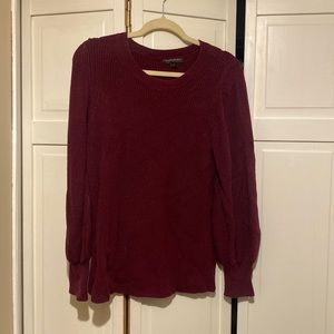 Merlot Bell Sleeve Sweater